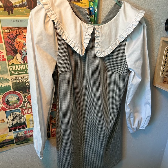 peter pan collar, houndstooth dress - Picture 4 of 4